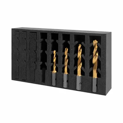 HOLEMAKER TECHNOLOGY Drill Tap Set: 4 Pc (MPN 301126-SET1) - VersaDrive Impact Drill Tap Sets
