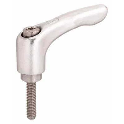 KIPP Corrosion-Resistant Teardrop-Style Adjustable Handle with - Corrosion-Resistant Teardrop-Style Adjustable Handles with Threaded Stud