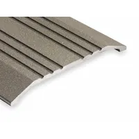 NATIONAL GUARD Door Threshold: Saddle, Aluminum, 4 ft Lg (MPN 425SIA-4)