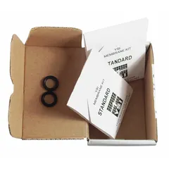 Replacement membrane assembly for YSI probes used in dissolved oxygen and other membrane-based sensors. Suitable for water quality monitoring, environmental testing, and industrial process control. Dimensions: 3 in height, 4 in width, 5 in depth.