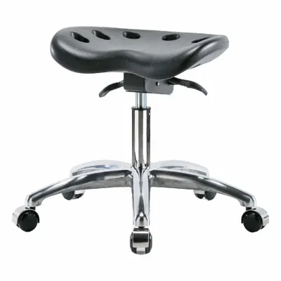 OEM Tractor Stool: Polyurethane, Ht Range 17 1/2 in to 22 1/2 in, 17 in Seat Wd - Polyurethane Lab Stools