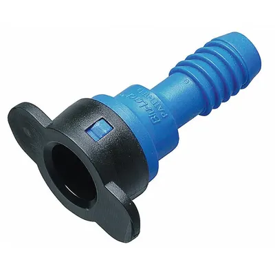 HYDRORAIN Adapter: 1/2" BLR x 3/4", ABS Plastic, 80 psi Max Working Pressure, 2.25 in Wd - Irrigation Adapter Fittings