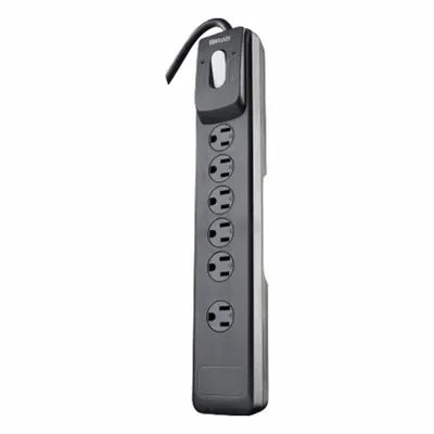 WOODS Surge Protector: 6 Outlets, 4 ft Cord Lg, 1,440 J Rated Energy, 15 A Current - General Purpose Surge Protectors