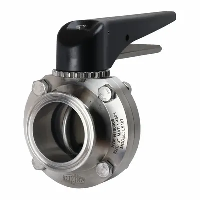 DIXON Butterfly Valve: 3 in Pipe Size, Clamp, 110 psi Max. Pressure (CWP), 304 Stainless Steel - 3-A Certified Stainless Steel Butterfly Valves