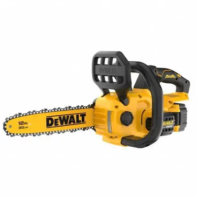 DEWALT Cordless Chainsaw Kit: 12 in Bar Lg, Top Handle, Auto/Adj Chain Oiler, 20 V - Battery-Powered Chainsaws