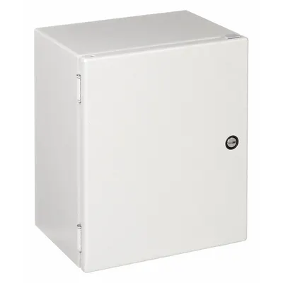 HOFFMAN LHC252015 Steel Washdown Enclosure, 9x7x6 in, NEMA 12/3/4, Screw Closure - Steel Washdown Enclosures