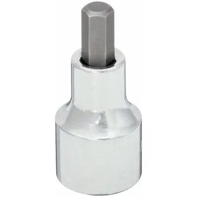WESTWARD Socket Bit: 1/2 in Drive Size, Hex Tip, 6 mm Tip Size, 2 1/4 in Overall Lg - Hex Bit Sockets