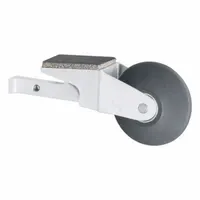DYNABRADE Contact Arm: 31/32 in Belt Wd, 18 in Belt Lg, Dynafile III Series, 1 in Wheel Dia, Rubber (MPN 15357)
