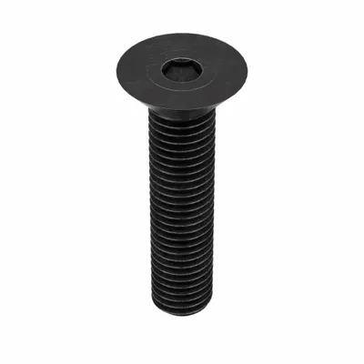KERR LAKESIDE Socket Flat Head Screw: 5/8"-11 Thread Size, 2 1/4 in Lg, Flat, Black Oxide - Flat Head Socket Cap Screws