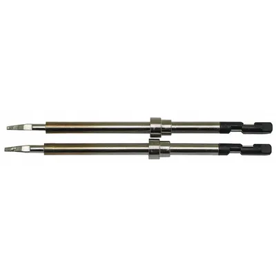 HAKKO Desoldering Tweezer Tip: Chisel, 1 mm W - Hakko Desoldering Tweezer Tips