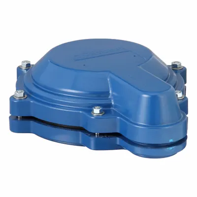 CAMPBELL Well Cap: Plastic, 6 in Compatible Casing ID, 0.56 in Vent, 1.25 in Cable Hole - Well Caps