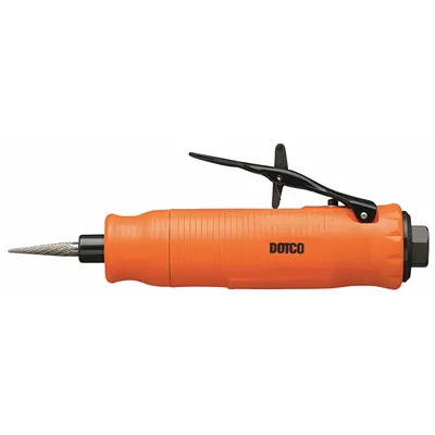 DOTCO Die Grinder: Straight Tool, 0.3 hp Horsepower, 30,000 RPM Max. Speed - Air-Powered Straight Die Grinders
