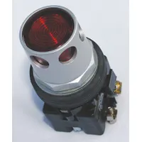 EATON Illuminated Push Button: Illuminated, Extended Profile, Metallic, 30 mm, 1NO/1NC (MPN HT8GDRABF7)