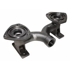 This cast iron inlet manifold supplies media to Dayton NDP-40 series diaphragm pumps. It features a 1 1/2 in FNPT media intake connection for secure piping attachment. Suitable for industrial fluid-handling systems requiring a corrosion-resistant intake manifold.