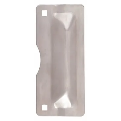 OEM APPROVED VENDOR Door Latch Guard, 2 3/4 in Wd, Stainless Steel - Standard Latch Guards