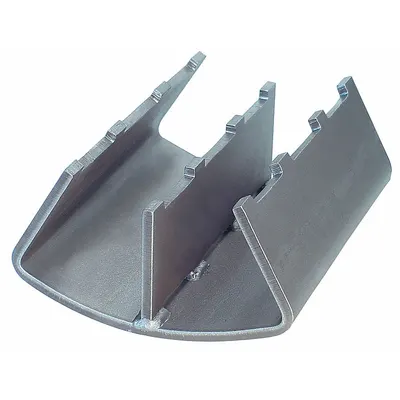 ANVIL Pipe Protection Saddle: Steel, For 6 in Insulation Outside Dia, 12 in Overall Lg - Roller-Mount Insulation Heat Shields