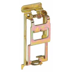 Padlocking device for Siemens circuit breakers. Compatible with Type QP, BL, QAF2, QPF2, QE, QT-Duplex, BQ, and BQXD breakers. Used to lock breakers in the off position for lockout/tagout procedures during maintenance.
