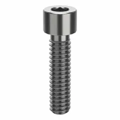 Inch-system standard socket head cap screw with 1/4"-20 thread size, 1 in length, and 3/16 in drive size. Made from 316 stainless steel (H5) with plain finish and right-hand thread direction. Suitable for fastening components in machinery, equipment assembly, and structural applications requiring corrosion resistance.