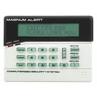 NAPCO Intrusion System Keypads: 4 3/8 in Overall Ht, 1 1/8 in Overall Lg, 5 7/8 in Overall Wd, LCD (MPN RP3000LCDe)