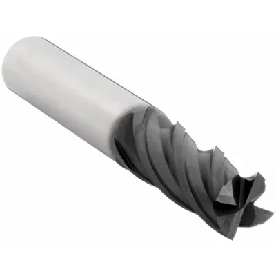 OSG Square End Mill: Carbide, TiAlN Coated, 4 Flute, 1/4" Mill Dia, 3/4" LOC - Fast-Cutting Carbide Square End Mills for Stainless Steel & Super Alloys