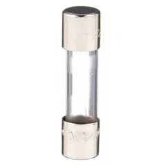 Fast-acting cylindrical fuse rated 125 mA at 250 V AC, 5 mm x 20 mm size. Provides overcurrent protection in industrial control panels, instrumentation, and power supplies where sensitive components require rapid disconnection from fault currents.