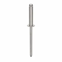 Blind Rivet,1.721" L,0.122" dia,PK500: Inch, 1 23/32 in Overall Lg, 5/8 in Body Lg, Open End, 500 PK (MPN AD48ABS201)