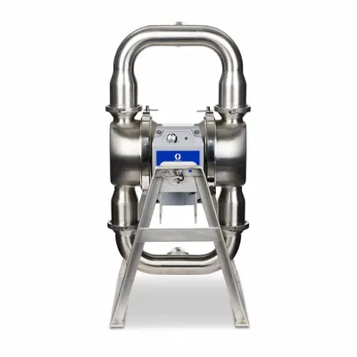 GRACO Electric Diaphragm Pump: Stainless Steel Body, Three Phase, 200-240V AC - FDA-Compliant EODD Pumps