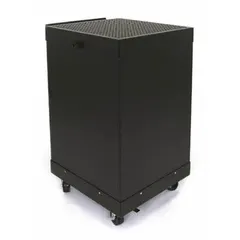 This steel negative air machine creates negative air pressure for particulate filtration in spaces up to 1,500 sq ft. It includes an air filter and is suited for construction sites, remediation projects, and industrial cleanup where airborne dust, mold spores, and debris need to be captured.
