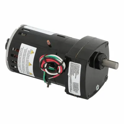 Dayton Gearmotor: Parallel, Single Output Shaft, PSC, Open, 63 RPM, 49 in-lb Max Torque - Parallel Shaft AC Gearmotors