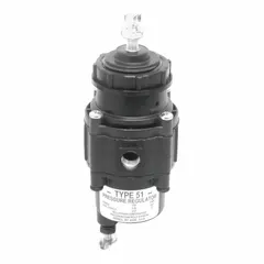 This BELLOFRAM filter regulator combines a 40-micron filter and a pressure regulator in a single unit for compressed air systems. It has a 1/4 in NPT port, 20 scfm flow capacity, and an adjustable output range of 0 to 60 psi. The aluminum body and nitrile seal suit general industrial pneumatic applications, protecting downstream components from particulate contamination.