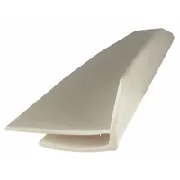 PVC outside corner trim for finishing and protecting exposed corners in wall panel installations. Champagne color, 0.025 in thickness, 8 ft panel length. Suitable for commercial and industrial settings requiring impact resistance and a clean edge