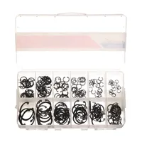 Retaining Ring Assortment,218 pcs,Inch: Inch, Housing Ring, Steel, Black Phosphate, 218 Pieces (MPN WWG-DISP-HO218)