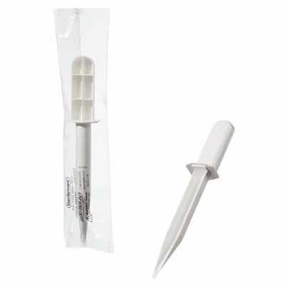 STERILEWARE Spatula: 1.375 fl oz Capacity - Imperial, 3/4 in Handle Dia - Imperial - Powder Lances