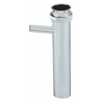 APPROVED VENDOR Tailpiece: Brass, Chrome, Silver, 1 1/2 in Nominal Pipe Size, 8 in Overall Lg, Slip (MPN 35088)