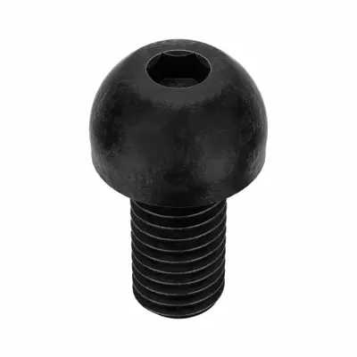 KERR LAKESIDE Socket Head Cap Screw: 1/2"-13 Thread Size, 1 in Lg, Button, Black Oxide - Button Head Socket Cap Screws