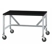 Mobile Equipment Table: 30 in Overall Wd, 35 3/4 in Overall Ht, 4 ft Overall Lg, Epoxy, Steel (MPN 3819100)