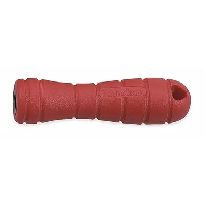 NICHOLSON Handle Ph8Red Plasticw/: Contoured, Plastic, Screw-On - Threaded-Insert Handles