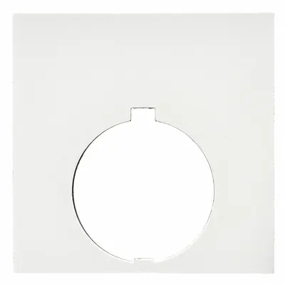EATON Legend Plate: 30 mm Panel Mounting Size, Square - Push-Button Rings & Plates