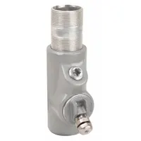 Sealing Fitting - Vertical: Aluminum, 1 1/2 in Trade Size, Male to Female, 5 1/2 in Overall Lg (MPN EYDM-150AL)