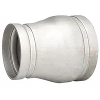 Metal Pipe Straight: 316 Stainless Steel, 2 in x 1 in, 3 3/4 in Lg (MPN 1330008490)