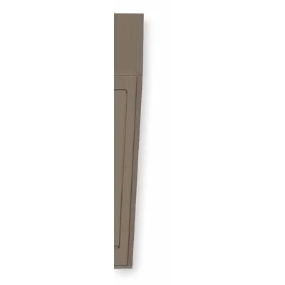 BRADLEY Sloping-Top Kit: 45 in x 18 in x 1 in, High Density Polyethylene, Matte - Slope-Top Components & Kits for Standard Lockers