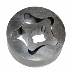 Replacement geroter set for hydraulic filtration systems. Designed to maintain fluid flow and pressure through precise internal gearing. Commonly used in industrial machinery, mobile equipment, and hydraulic power units.