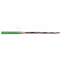 CHAINFLEX Measuring System Cable: (4) Pr 24 AWG (0.25)/(2) 20 AWG (0.50), Green, TPR Jacket (MPN CF11-009-D)