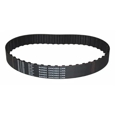 BANDO Timing Belt: One Side, Synchro-Link, 0.375 in Pitch, 1 in Top Wd, 263L100 - L Section Trapezoidal Timing Belts