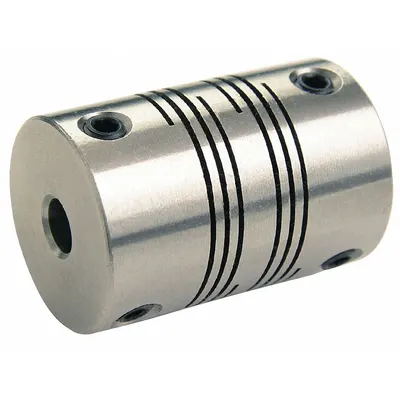 RULAND MANUFACTURING Motion Control Coupling: 3° Angular Misalignment, 14 mm Bore Dia 1, Aluminum - General Purpose Set Screw Beam Shaft Couplings