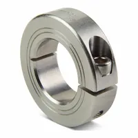 RULAND MANUFACTURING Shaft Collar: 1-Piece, Metric, Round, Clamp-On, 45 mm Bore Dia, 19 mm Collar Wd (MPN MCL-45-ST)
