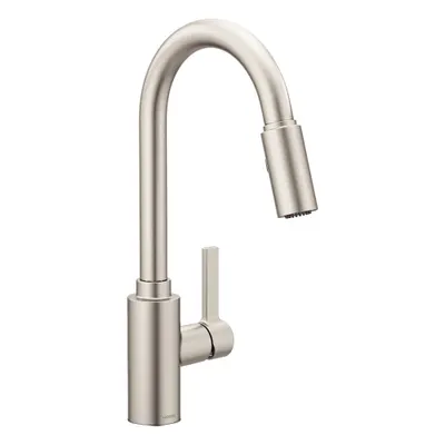 GENTA Gooseneck Kitchen Faucet: Gena, Brass, Single-Post, Deck, 1 Mounting Holes - Single-Post Kitchen Faucets