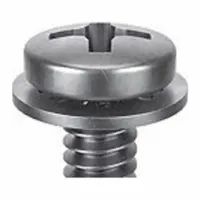 SEMS Screw: Internal Tooth, #2-56 Thread Size, 1/8 in Lg, Stainless Steel, Passivated, Pan, 50 PK (MPN 1-PPI-2C-18)