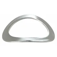 Curved Disc Spring: 0.47 in I.D., 0.67 in O.D., 301 Stainless Steel, 25 PK (MPN U4370150S)