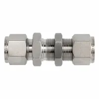BRENNAN INDUSTRIES Compression Fitting Straight: 5/8 in OD x 5/8 in OD Fitting Size, Stainless Steel (MPN NS2700-LN-10-10-SS)